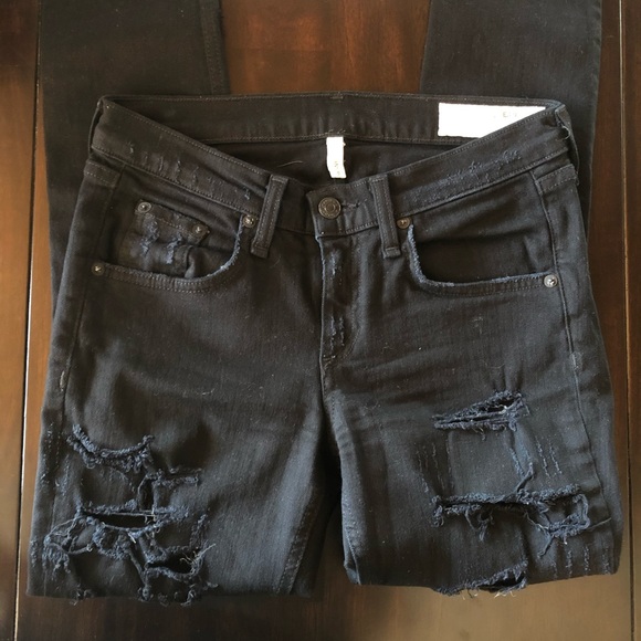 Rag and Bone Skinny ripped Jeans - Picture 2 of 6